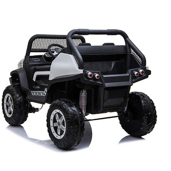 Runruntoys Auto Mercedes Benz Unimog 12v Valkoinen