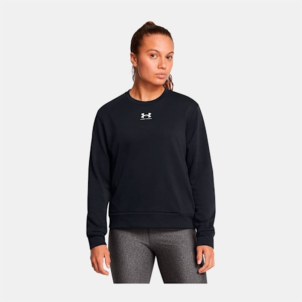 Under Armour Rival Terry Crew T-shirt Med Lange ærmer  XS Kvinde