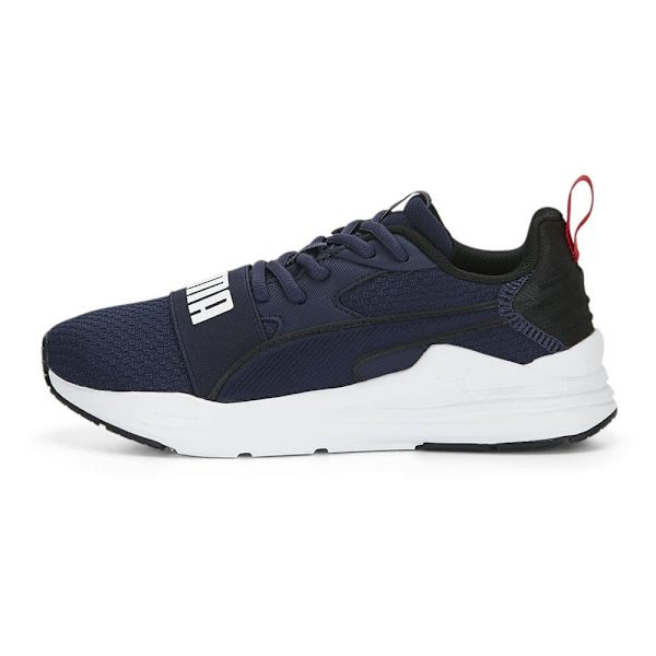 Puma Junior Løbesko Wired Run Pure Sort EU 37 Dreng