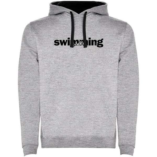 Kruskis Hættetrøje Word Swimming Two-colour Grå S Mand