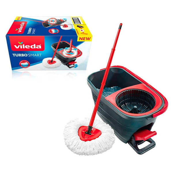 Vileda Mopp 166140 Turbo Smart Röd