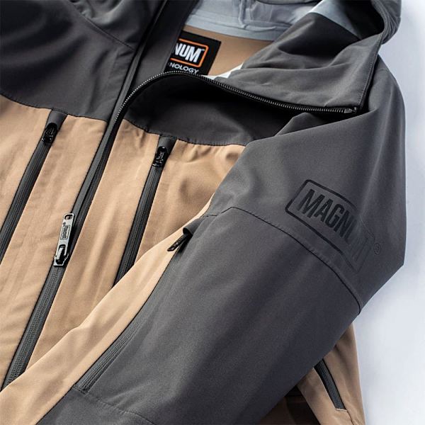 Magnum Jakke Hardshell Brun,Sort 3XL Mand