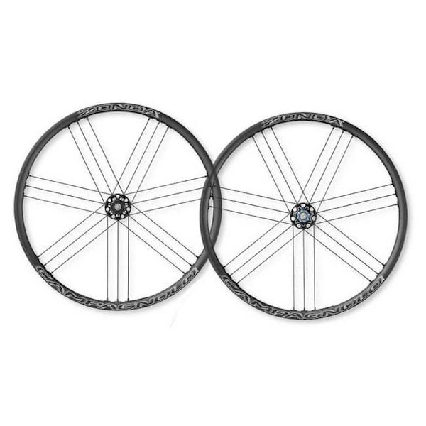 Campagnolo Zonda Hh12-142 Afs Disc Landevejs Hjulsæt Sort 9/15 x 100 / 10/12 x 135/142 mm / Shimano/Sram HG