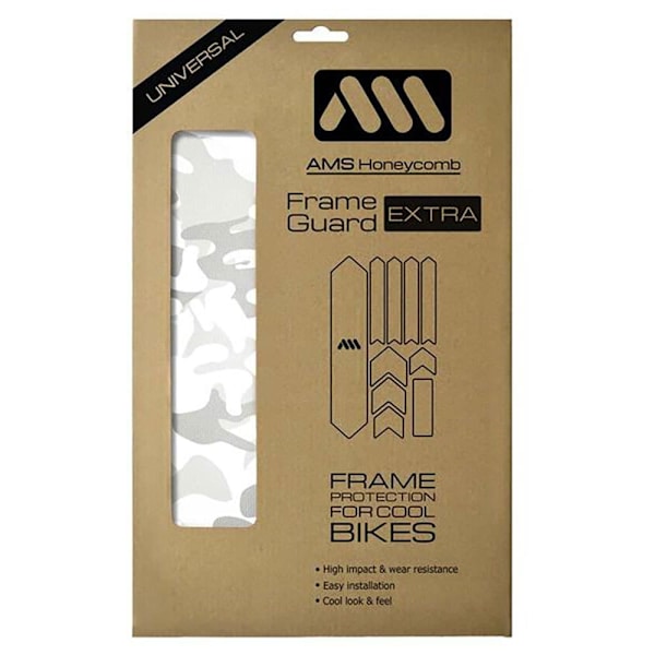 All Mountain Style Frame Guard Extra Stickers Honeycomb Hvid