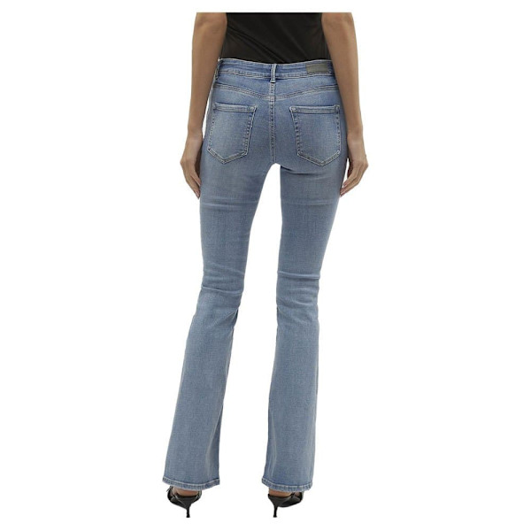 Vero Moda Flash Flared Fit Li371 Jeans Blå XL / 34 Kvinde