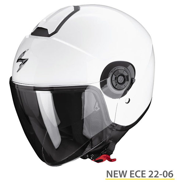 Scorpion Åben Ansigtshjelm Exo-city Ii Solid Hvid M