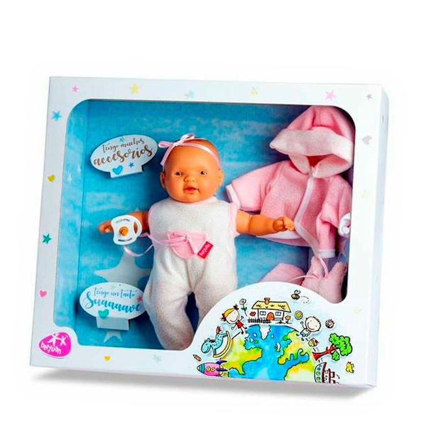 Berjuan Tousseau Pyjamasmekanism Cry+chupete Lloron 28 12110-21 Rosa