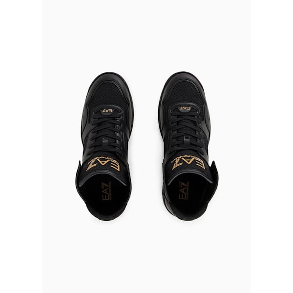 Ea7 Emporio Armani New Basket Mid Summe Skor Svart EU 42 2/3 Man