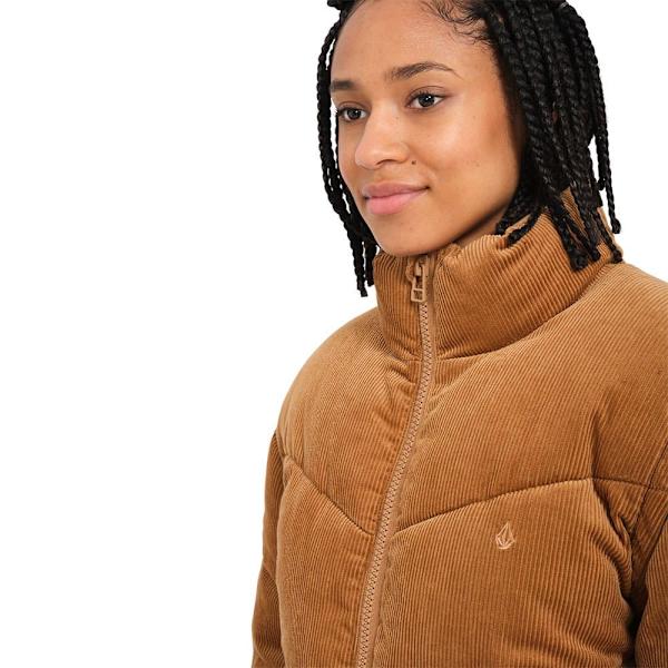 Volcom Cord´n Puff Jacka Brun S Kvinna