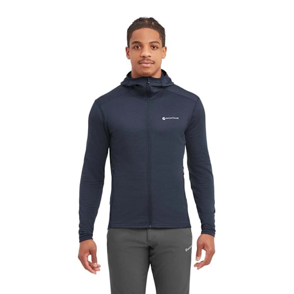Montane Hættetrøje Fleece Protium Lite Blå L Mand