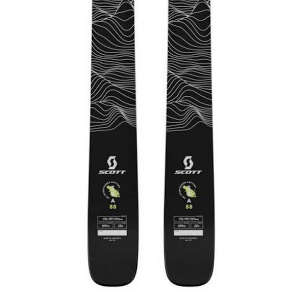 Scott Sea 88 Alpinskidor Svart 166
