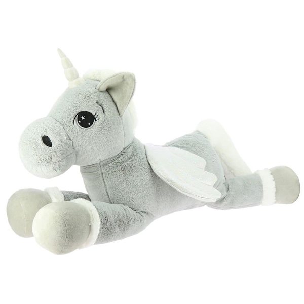 Equikids Plys Unicorn 80 Cm Grå