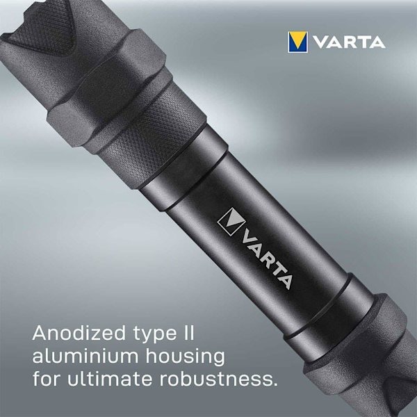 Varta Indestructible F30 Pro 6w Led Alu Sort 650 Lumen