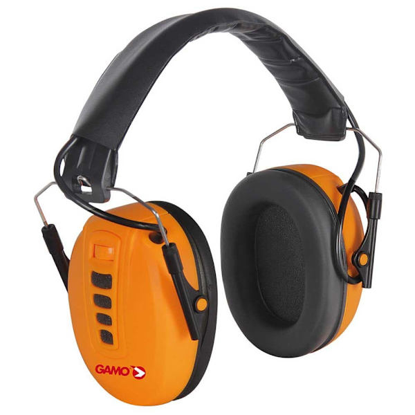 Gamo Øreværn Electronic Orange,Sort