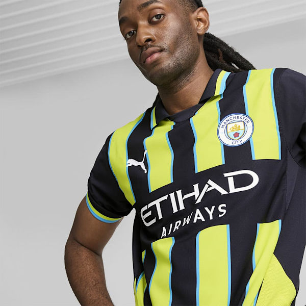 Puma Manchester City Fc Away Authentic Lyhythihainen T-paita  S