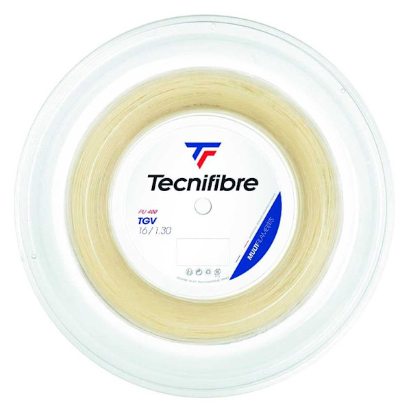 Tecnifibre Tennis Hjulsnor Reel Tgv 200 M Transparent 1.30 mm