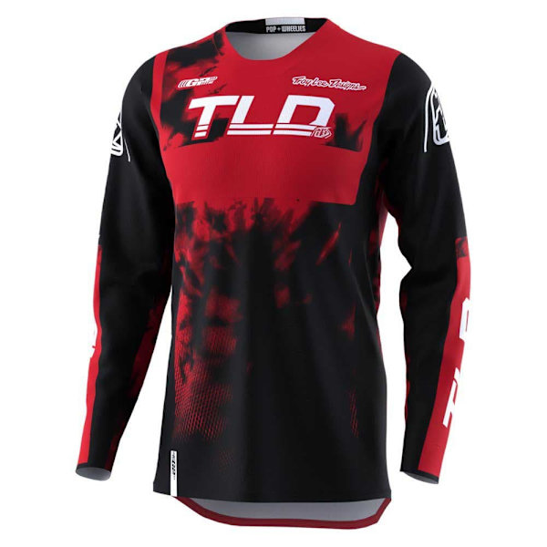 Troy Lee Designs Pitkähihainen T-paita Gp Astro Punainen,Musta M Mies