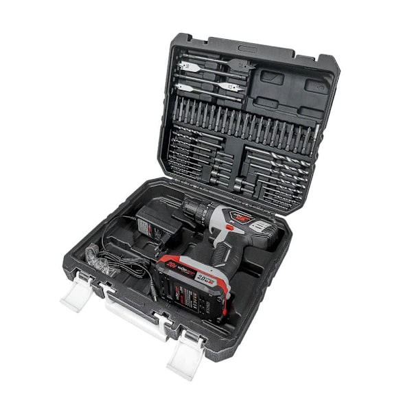 Worgrip Iskevä Porakone 1 Akku 50 Lisävarustetta 2.0ah 20v