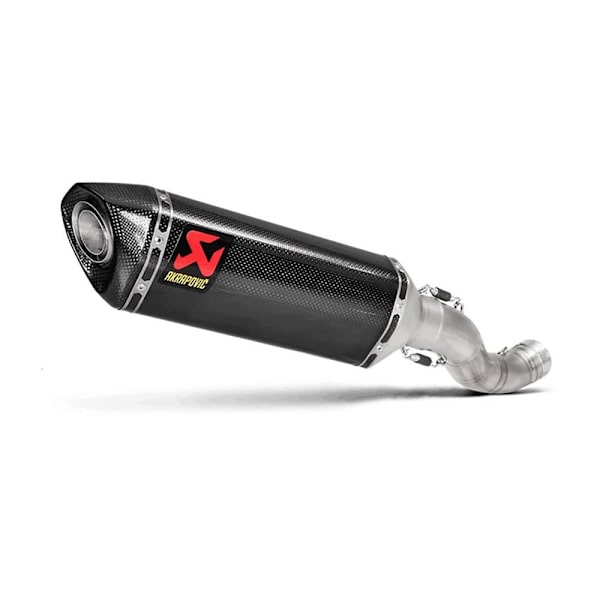 Akrapovic Line Carbon Rsv4/tuono V4 17-18 Ref:s-a10so9-rc Ei-homologoitu Slip-on äänenvaimennin Musta Not Homologated