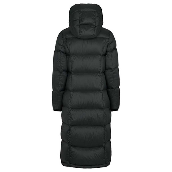 Nordisk Saga Extra Long Puffa Jakke Sort XL Kvinde
