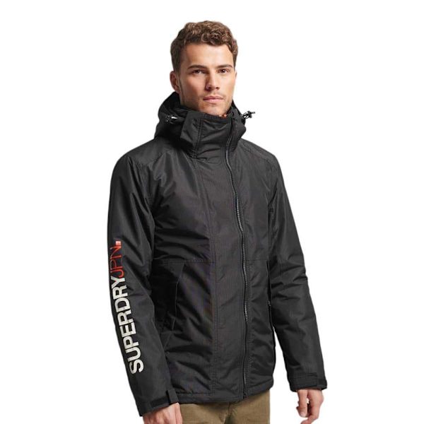 Superdry Jakke Yachter Windbreaker Sort L Mand