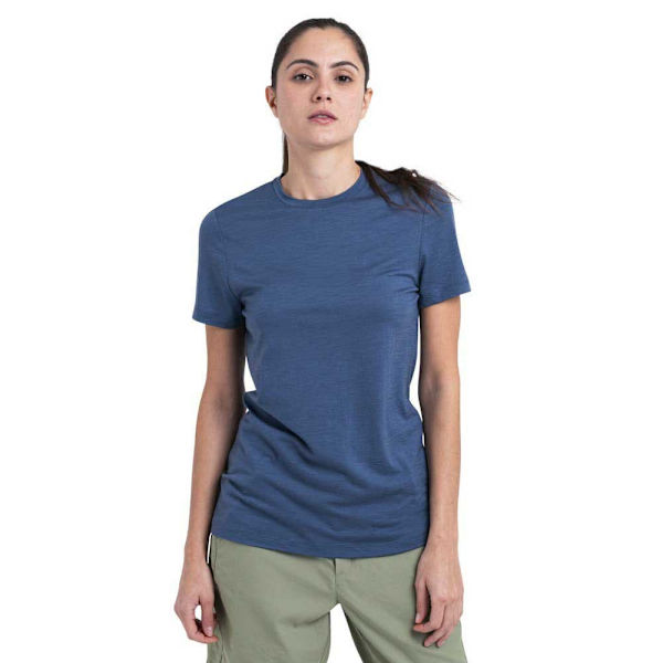 Icebreaker Merino 150 Tech Lite Iii T-shirt Med Korta ärmar Blå M Kvinna