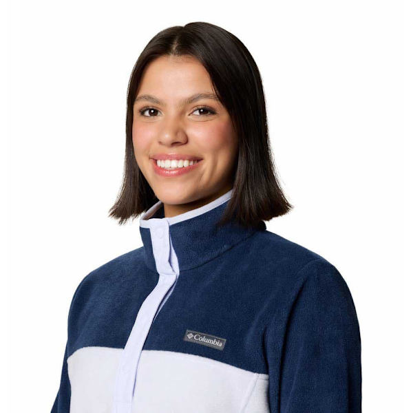 Columbia Benton Springs™ Fleece Med Halv Dragkedja Vit,Blå S Kvinna