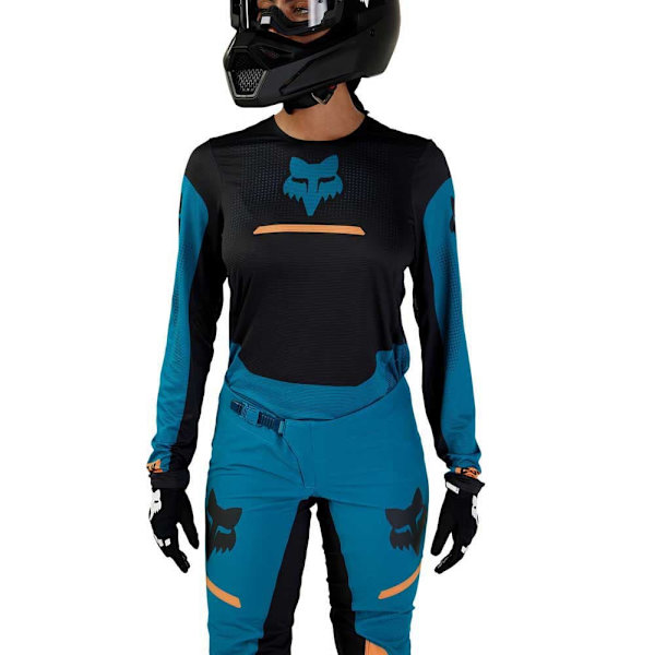 Fox Racing Mx Flexair Optical T-shirt Med Lång ärm  L Kvinna