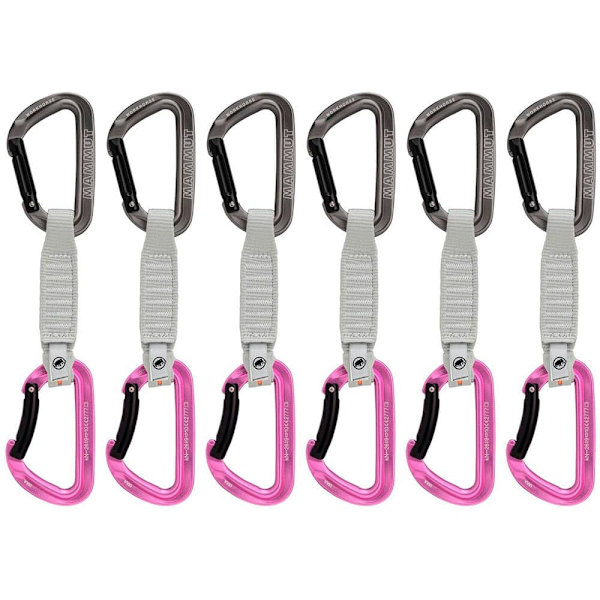 Mammut Quickdraw Workhorse Keylock 6 Enheder Rosa 12 cm