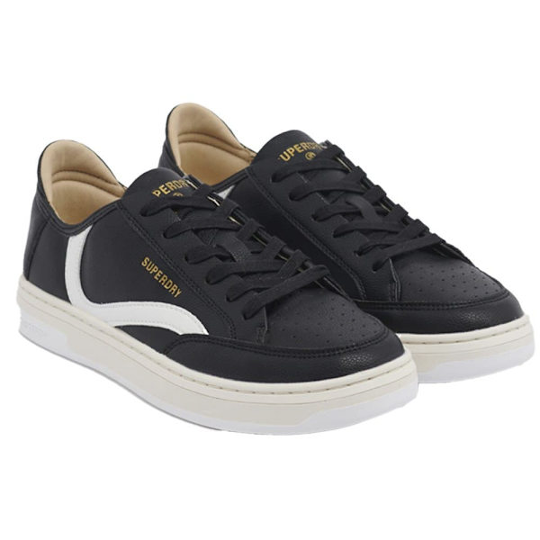 Superdry Trænere Vegan Basket Ov Low Sort EU 37 Kvinde