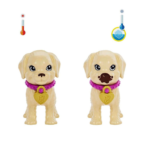 Barbie Adoptera Dockor Lila Klänning Docka Guld
