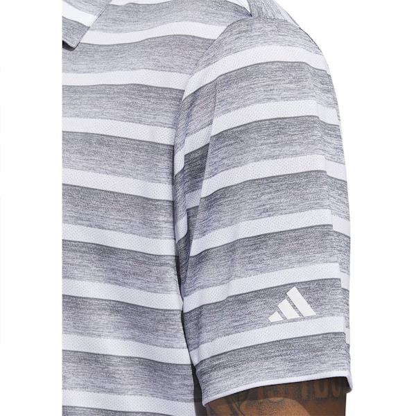 Adidas Lyhythihainen Poolo 2 Color Stripe Harmaa S