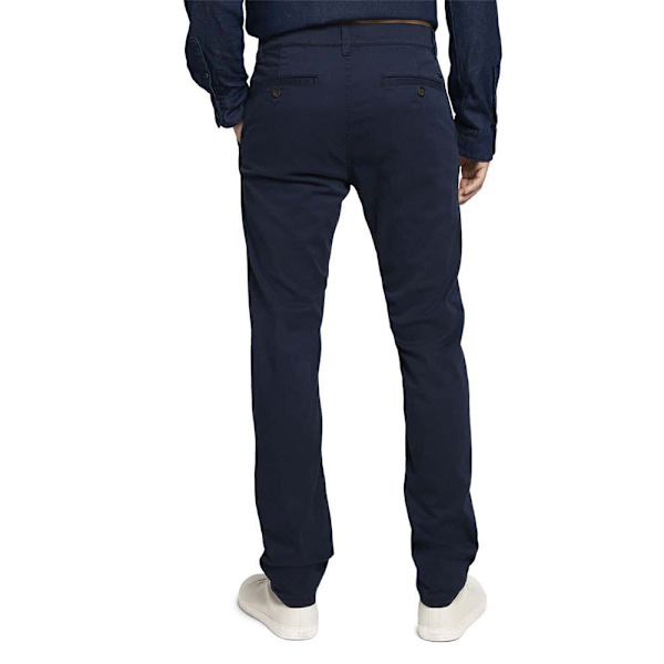 Tom Tailor Byxor Satin Stretch Blå 29 / 32 Man