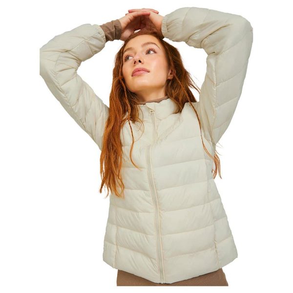 Jack & Jones Lättviktsjacka Nora Lightweight Beige M Kvinna