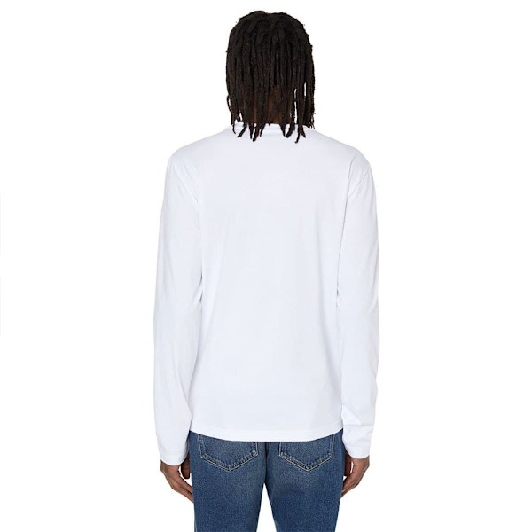 Diesel Långärmad T-shirt Diegor Microdiv Vit XL Man