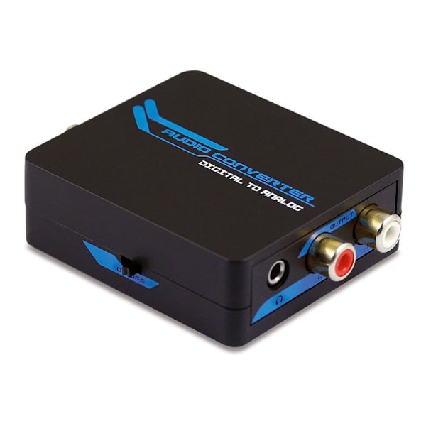 Dcu Tecnologic Digital Converter Toshlink Coaxial Output Analogic+headphones Sort