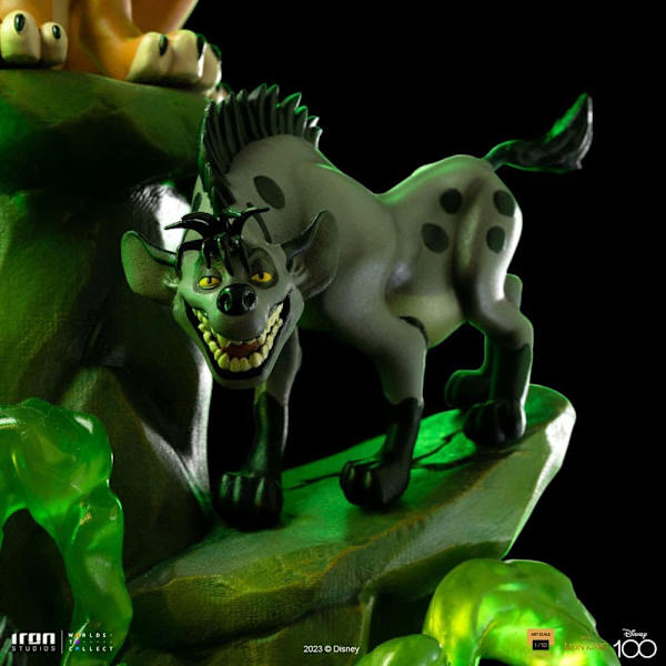 Iron Studios Løvernes Konge Statue Art Scale Deluxe 1/10 Scar Deluxe 31 Cm