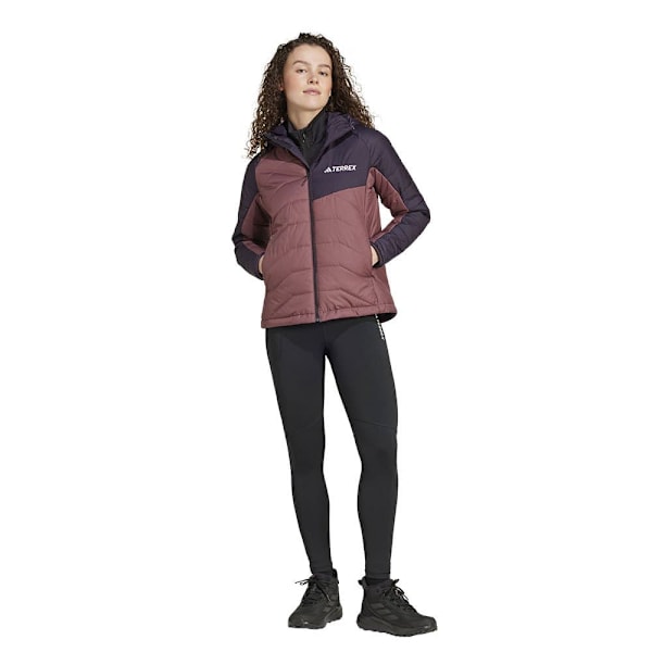 Adidas Terrex Multi Synthetic Insulated Jacka Lila L Kvinna