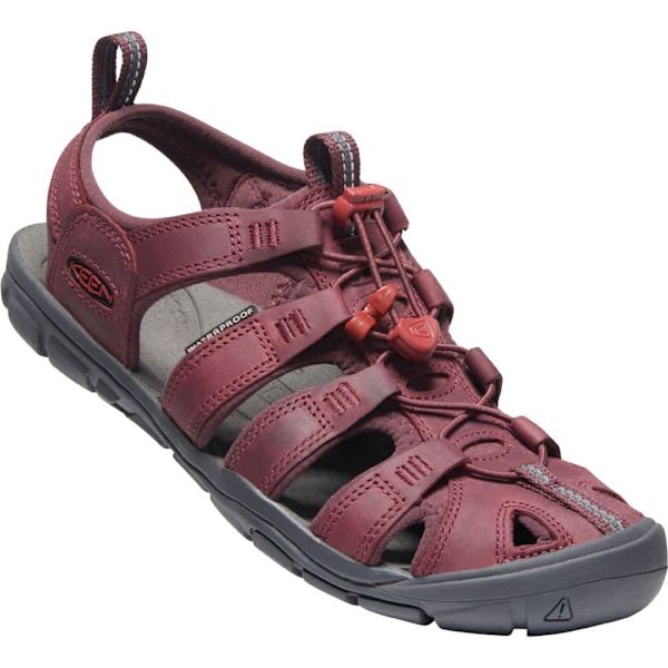 Keen Sandaler Clearwater Cnx Leather Röd EU 37 1/2 Kvinna