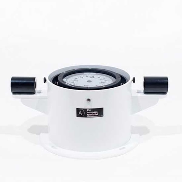 Autonautic Instrumental Reflektor/bordsskiva Magnetisk Kompass C20-00128 Vit