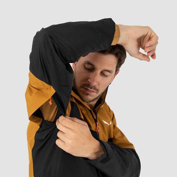 Salewa Puez Goretex 2l Jakke Brun S Mand