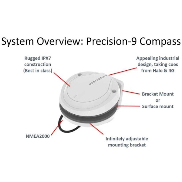 Lowrance Precision 9 Hvid