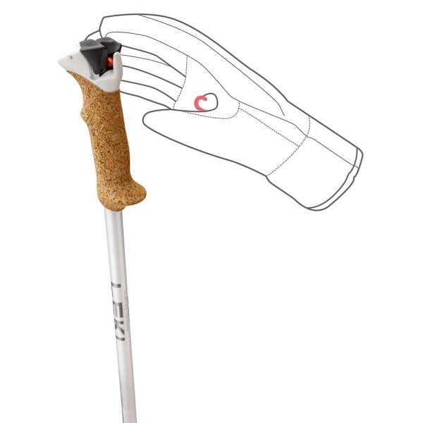 Leki Alpino Stænger Stella S Transparent 105 cm