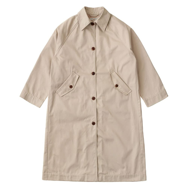 Nudie Jeans Ester Regnrock Beige M Kvinna