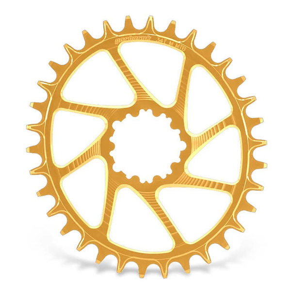Garbaruk Sram Gxp/dub Mtb Ovalt Kedjehjul Guld 30t