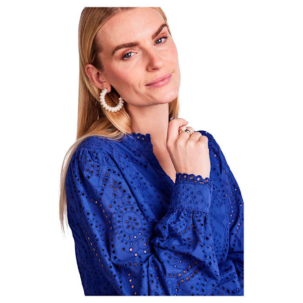 Yas Langærmet Kjole Holi Blå 2XL Kvinde