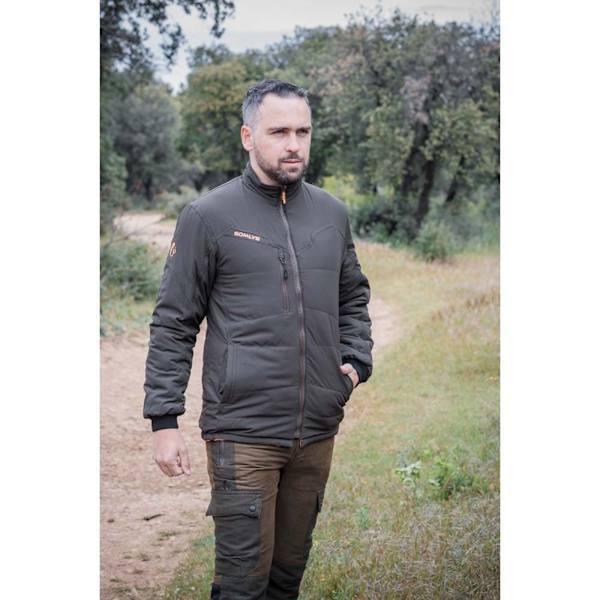 Somlys Vändbar Jacka Thermo Hunt Grönt,Orange 4XL