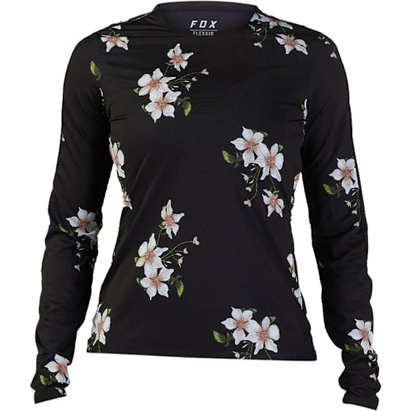 Fox Racing Mtb Flexair Ascent Dogwood T-shirt Med Lång ärm Svart XS Kvinna