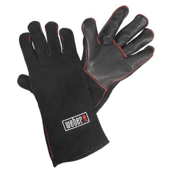 Weber Nahkaiset Grillihanskat Musta L-XL