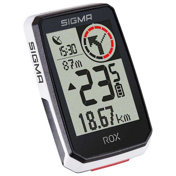 Sigma Cykelcomputer Med Topmonteringssæt Rox 2.0 Sort
